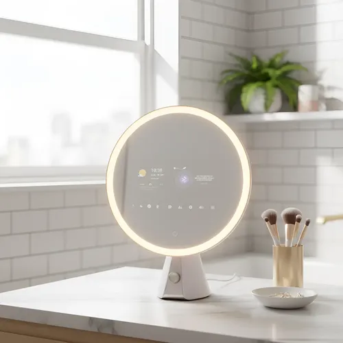 Espejo Maquillaje Inteligente Android 11 Scanner 3d Led
