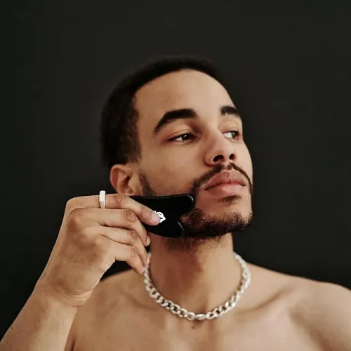 Gua Sha Piedra Natural Facial Premium Para Hombre