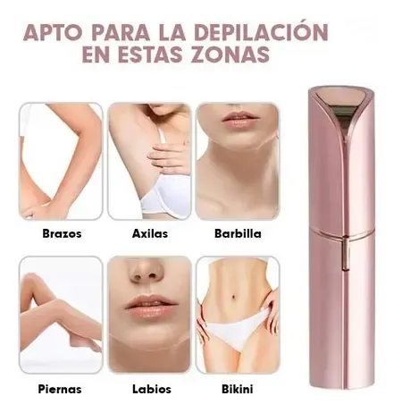 * Depilador Portatil For Cejas Afeitador Vello Facial Color