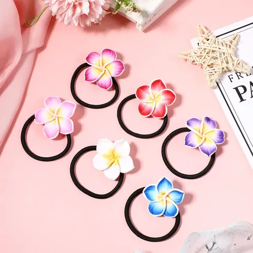 Set De 12 Cintas Para El Pelo Plumeria Beaupretty Para Mujer
