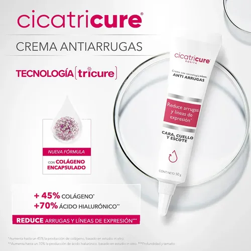Cicatricure Crema Facial Antiedad Con Colágeno 50 G Momento de aplicación Día/Noche Tipo de piel Madura