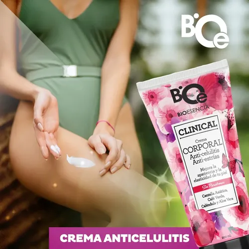 Crema Anti Celulitis Estrias Centella Asiática Café Verde