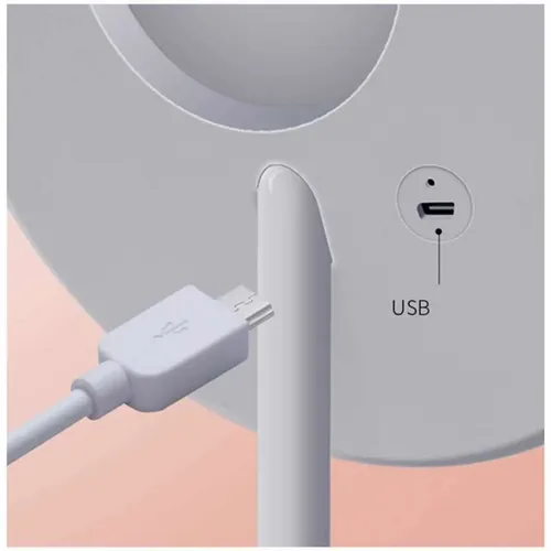 Espejo Luz Led Táctil Brillo Regulable Con Aumento 5x Makeup