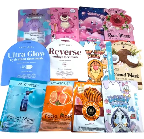 Mascarillas Faciales Hidrantes Modelos X 10 Infantil
