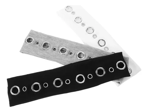 Bandanas Elásticas De 3 Piezas Con Ojales Huecos – Punk !