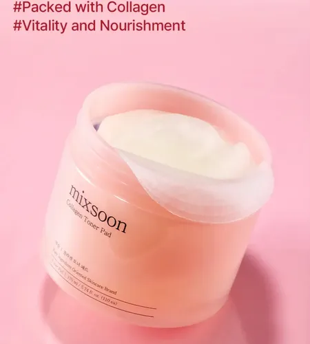 Mixsoon Collagen Toner Pad 110 Pads De Colageno 170 Ml Corea Momento De Aplicación Día/noche Tipo De Piel Todo Tipo De Piel