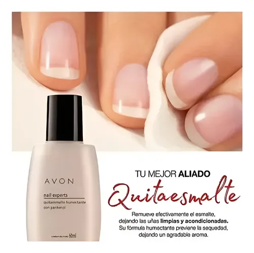 Nail Experts Avon Quitaesmalte Sin Acetona Humectante