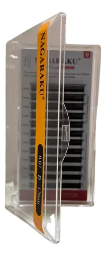 Kit Nagaraku Pestañas Tecnológicas 2d Uu 0.07 Largos 11 Al 13 Mm