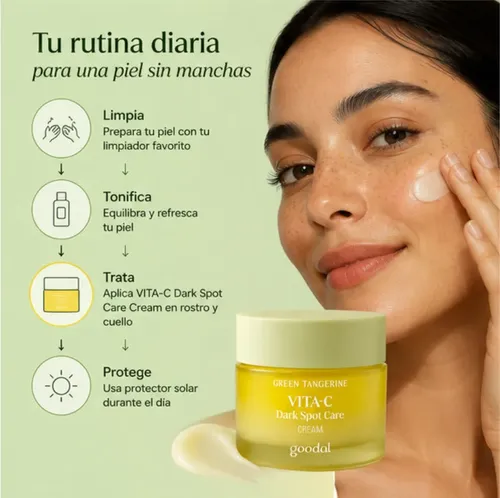 2026. Crema Goodal Tangerina Verde Vita-c 50ml,;