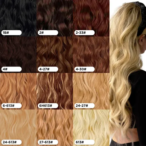 Extensión Térmica Cortina Ondas Vincha Hilo Invisible 65cm