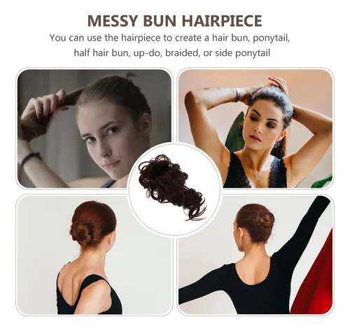 Extensiones De Cabello Para Coleta Y Chongo