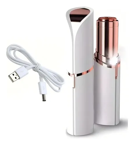 Depiladora Facial Blawless Removedor de Vello Rostro Recargable USB Blanco