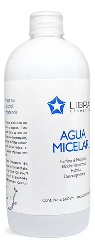 Agua Micelar Facial Descongestiva Todo En Uno 500ml Libra