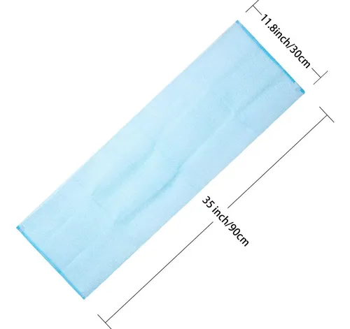 Toalla Exfoliante De Nylon Boao 4 Piezas 90×30 Cm Multicolor