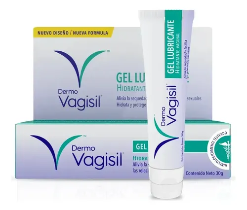 Dermovagisil Gel Lubricante Íntimo femenino Vagisil Hipoalergénico e Hidratante pH Equilibrado por 30g