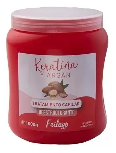 Baño De Crema Keratina + Extra Acido + Coco X 1000g X 6/uni