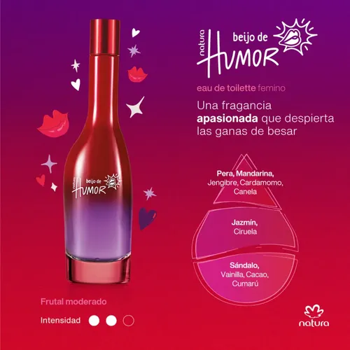 Natura Humor Beijo X2 Masculino Y Femenino