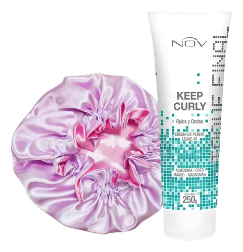 Crema Para Rulos Nov Trends Apps Keep Curly + Gorro Raso