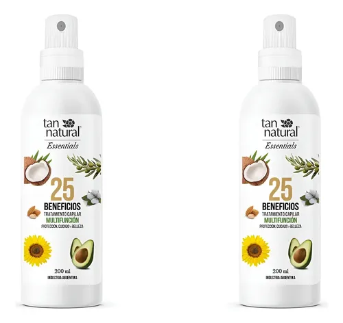 Kit X2 Tratamiento Capilar 25 Beneficios X 200ml Tan Natural