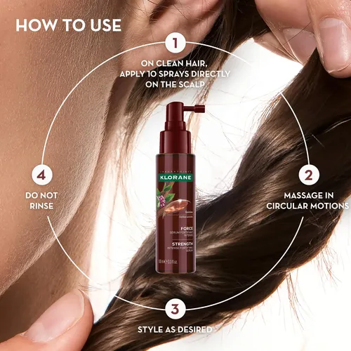 Sérum Fortalecedor Klorane Para Adelgazar El Cabello, 3.3 Fl