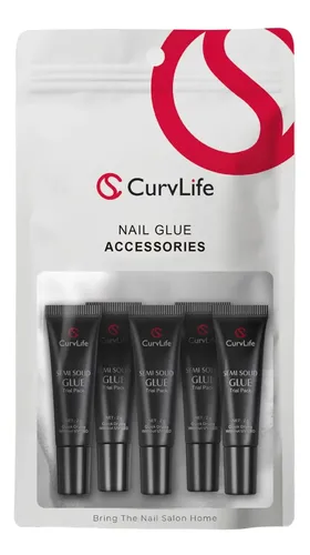 Pegamento Gel Uñas Postizas Secado Rápido 5 Unidades