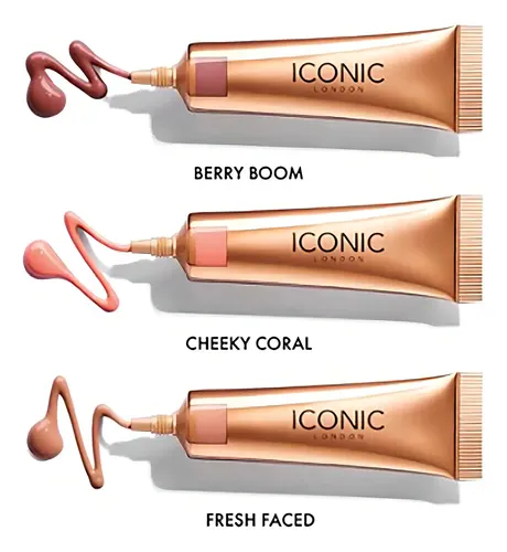 Rubor Gel Iconic London Sheer Blush Coral Cheeky Compacto