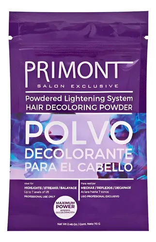 Polvo Decolorante Maximun Power Primont X 70g