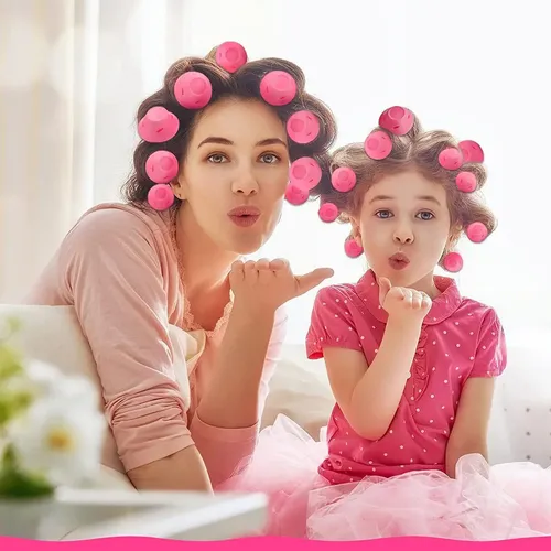 Rizos Sin Calor, Rulos Para Cabello Sin Calor De Suave,