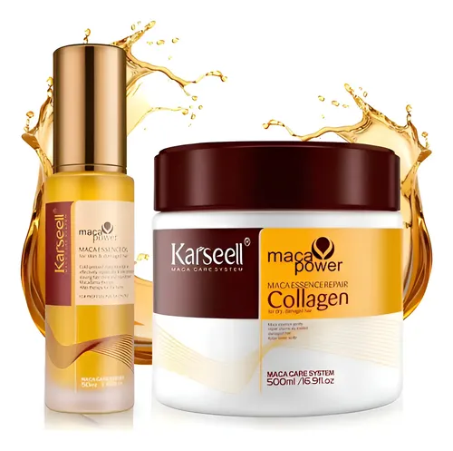 Kit Karseell Mascarilla Hidratante + Aceite Capilar Maca Essence