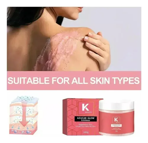 G 1 Mz 2x Azúcar Glow Blanqueador Y Exfoliante Ig 2597355976619