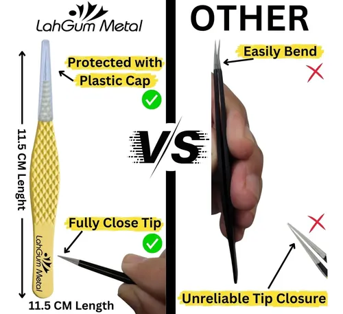 Pinza Punta Fina Precisión Para Cejas Y Extracción