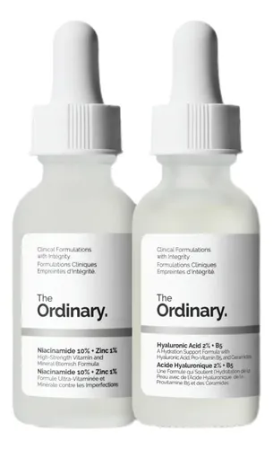Ácido Hialurónico 30 Ml y Niacinamide 30ml Set The Ordinary para Todo Tipo De Piel