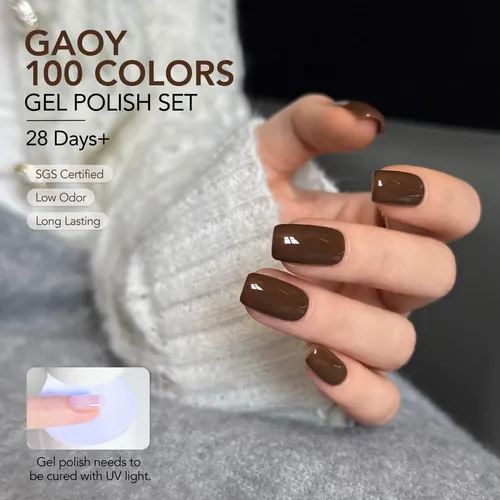 Set De Gel 108 Piezas Gaoy Con 100 Colores Y 8 Esenciales