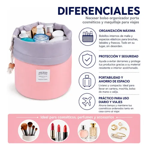 Bolso Organizador Maquillaje Cosméticos Neceser