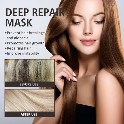 Mascarilla Capilar Reparadora Con Queratina Ouhoe, Sin Vapor