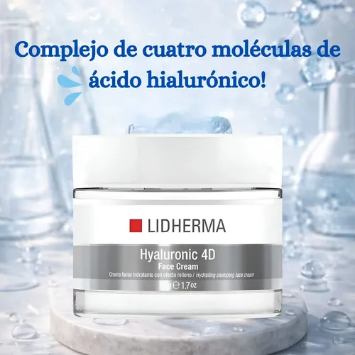 Lidherma Hyaluronic 4d Face Cream Todo Tipo De Piel 50g