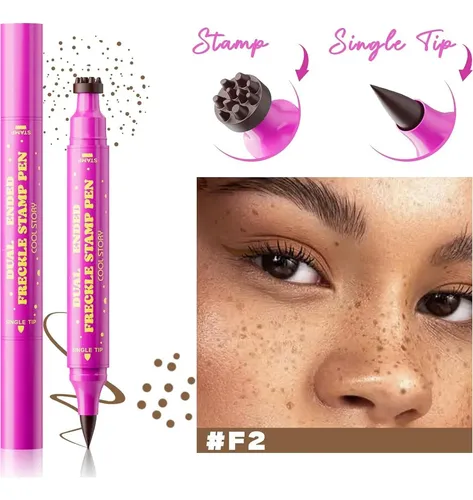 Delineador De Pecas Dual-ended Beauty Glazed #2 Mousy Brown
