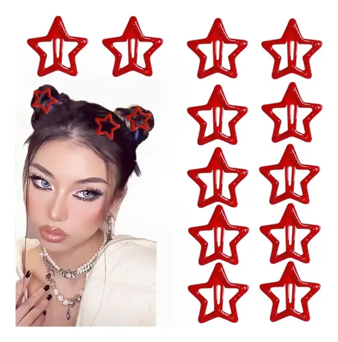 100 Broches Estrella Para Cabello