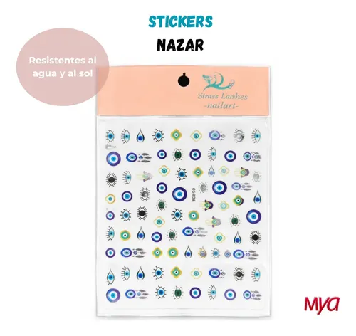Stickers P Uñas Manicuria Decoración Autoadhesivas Pack X3