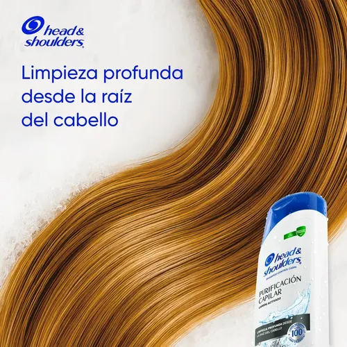Shampoo Head & Shoulders Purificación Capilar 375 ml