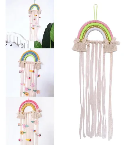 Soporte Para Pinzas De Pelo Rainbow Wall Fj A03 Para Niñas