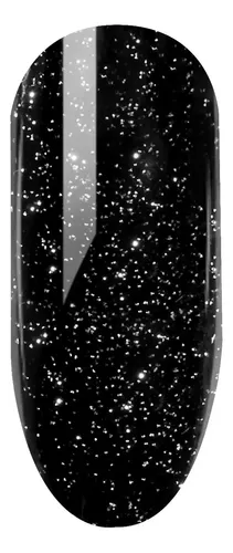 Esmalte Semipermanente Para Uñas Bompassy 15 Ml Color B5158 Silver Glitter