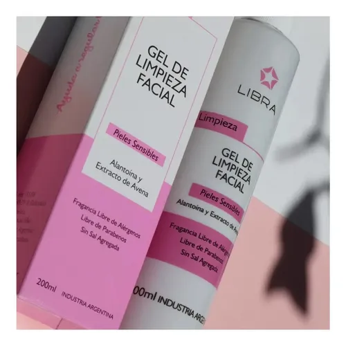 Gel De Limpieza Facial Piel Sensible 200gr Libra Cosmetica