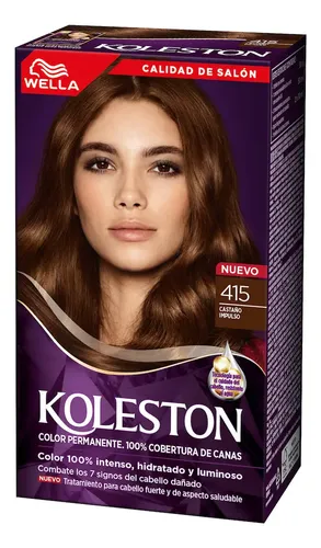 Kit Tintura Perm- Tratamiento Hidratante 415 Impulso Castaño