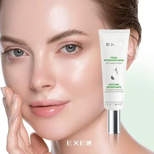 Mascara Refrescante Exel Con Extractos Vegetales Y Liposomas