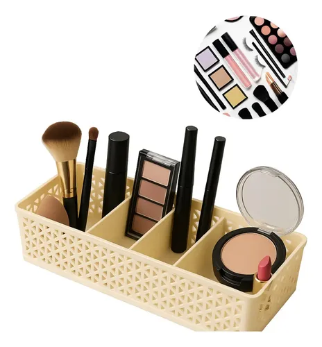 Organizador Maquillaje Geometrico 5 Espacios Practico Baño