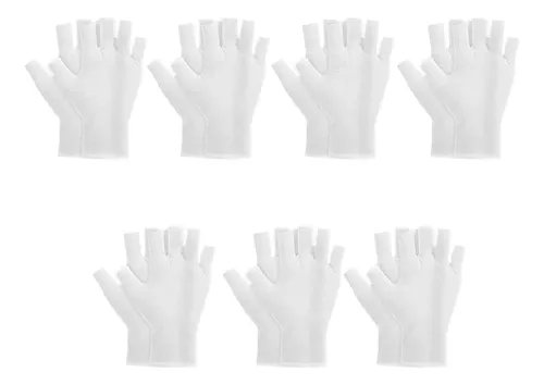 Guantes Blancos De Algodón Hidratantes Para Manos Secas