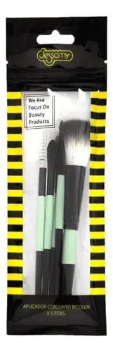 Set De Brochas Chico Bicolor X 5 Pzas Jessamy Art A465