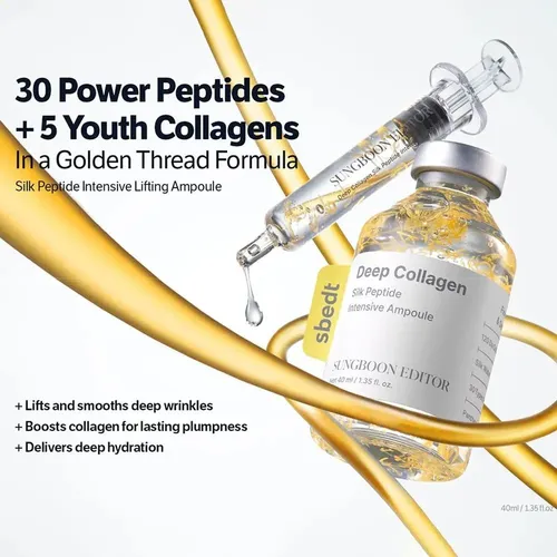 I  Sérum Facial, Péptido De Seda Con Colágeno Profundo, 40