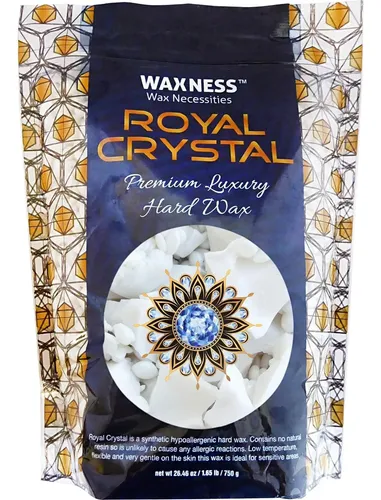Cera Dura Premium Royal Crystal De Waxness 1,65 Lb (750 G)
